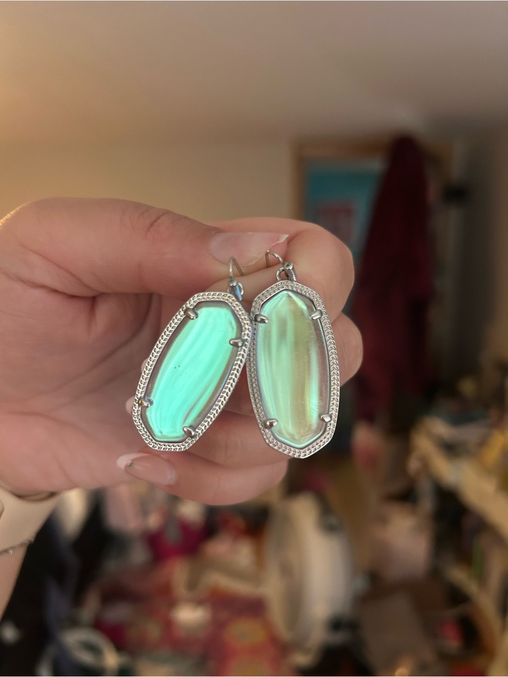 Kendra Scott Elle Earrings in Dichroic Glass
